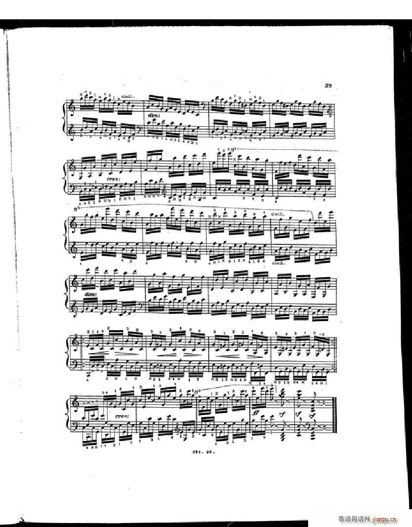 Czerny Etudes de la Velocite(钢琴谱)26