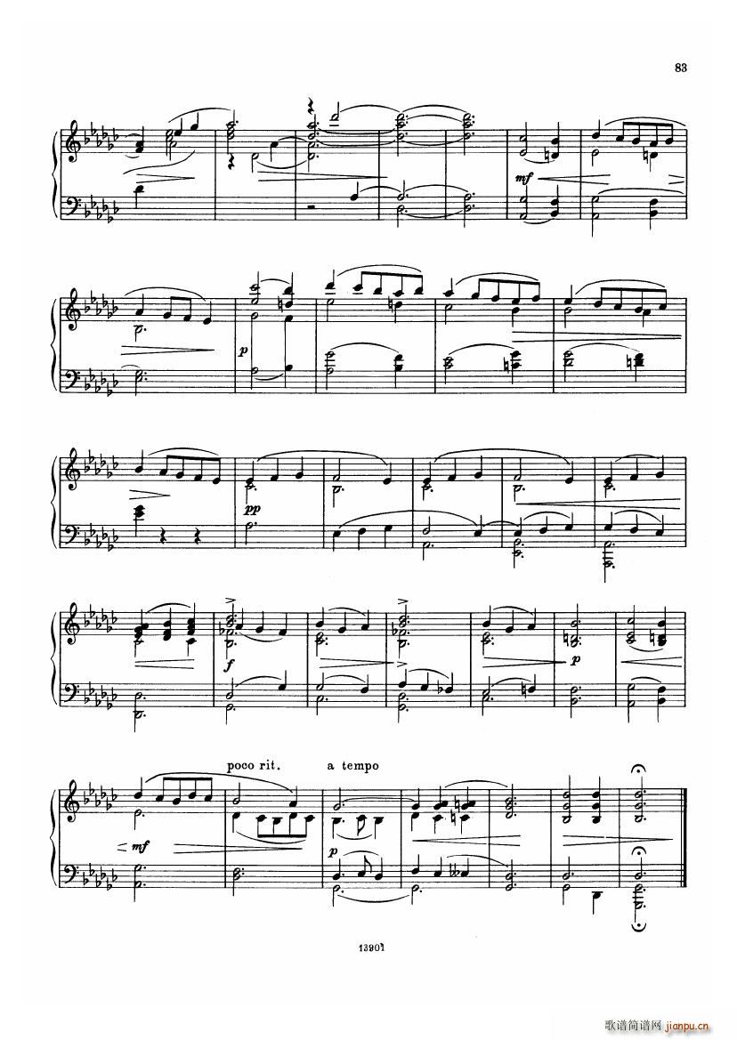 Cui Op40 Nine Pieces 二(钢琴谱)7