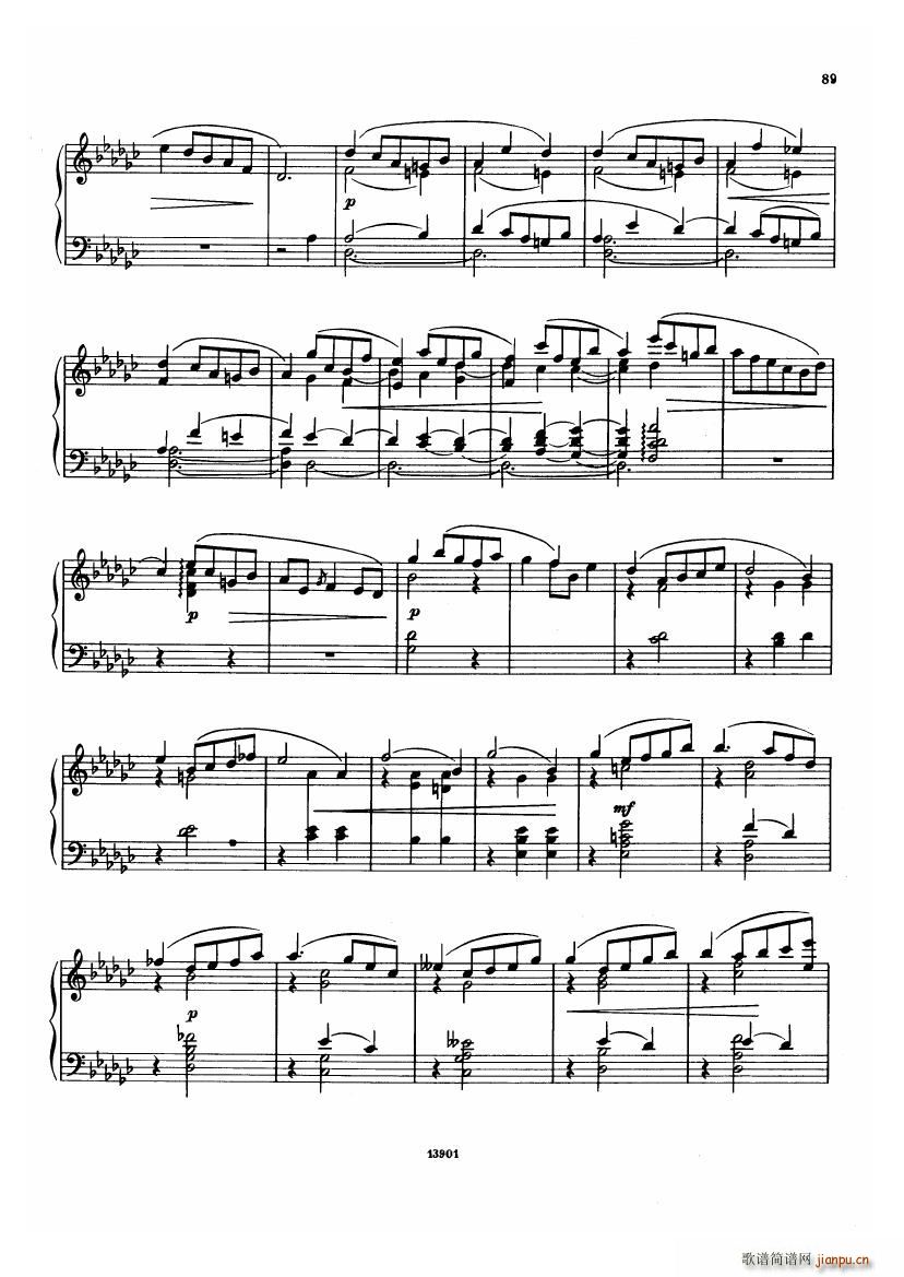 Cui Op40 Nine Pieces 二(钢琴谱)13