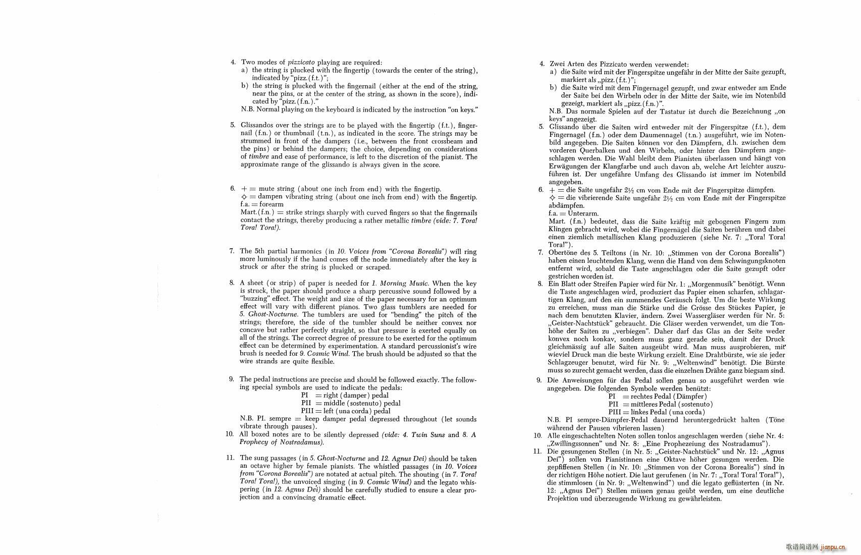 Crumb Makrokosmos Volume 2(钢琴谱)6