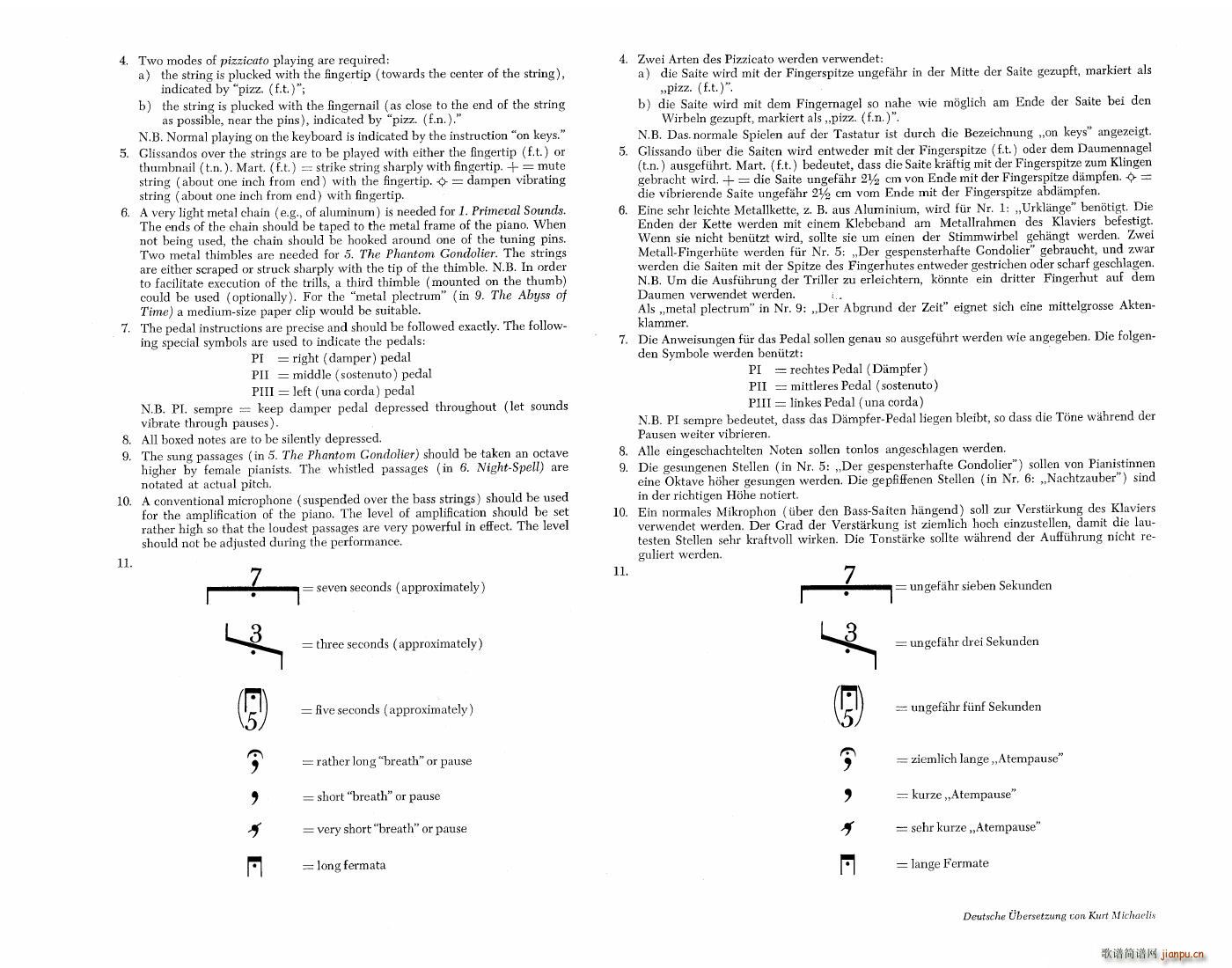 Crumb Makrokosmos Volume 1(钢琴谱)3