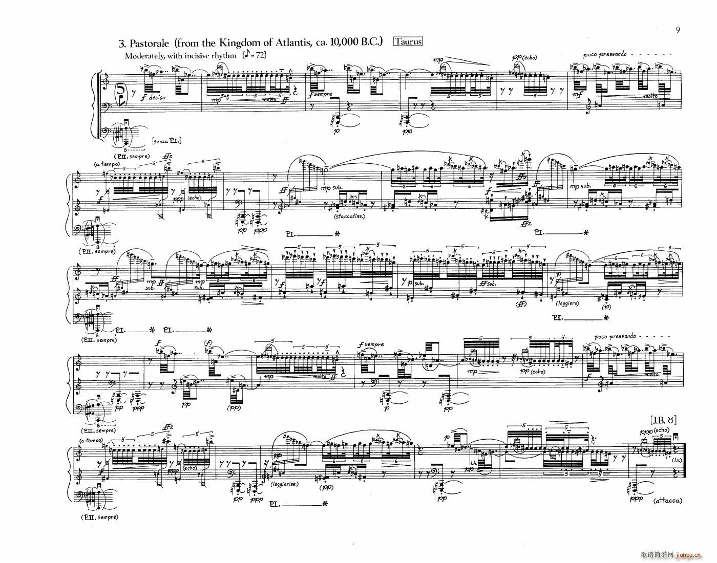 Crumb Makrokosmos Volume 1(钢琴谱)7
