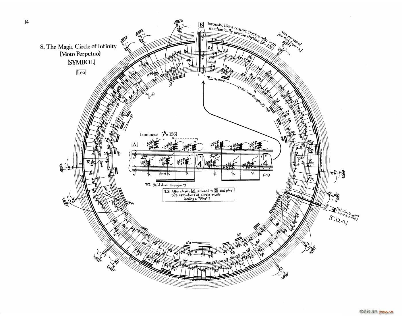 Crumb Makrokosmos Volume 1(钢琴谱)12
