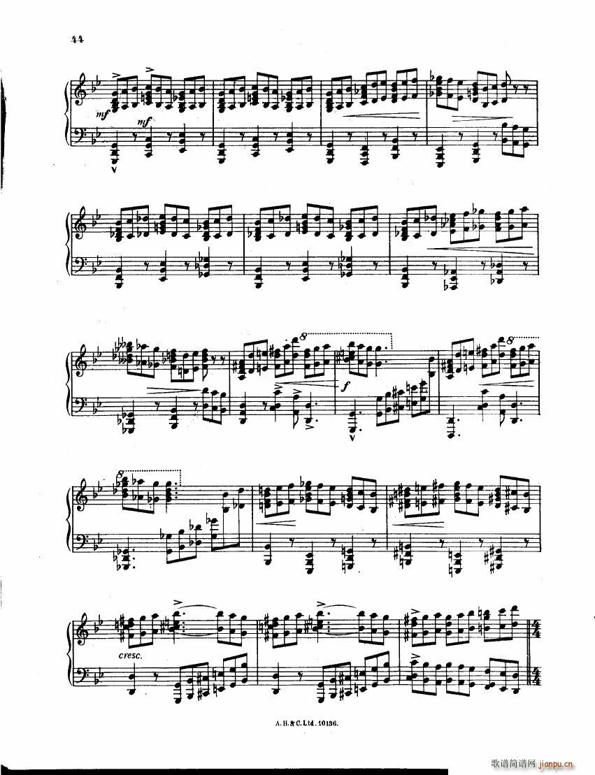 Bowen Twelve Studies Op 46 二(钢琴谱)3