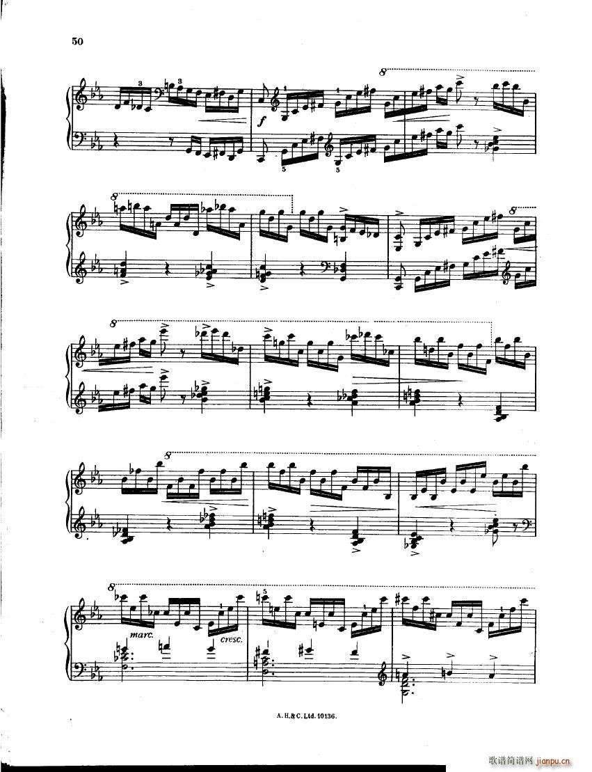 Bowen Twelve Studies Op 46 二(钢琴谱)9