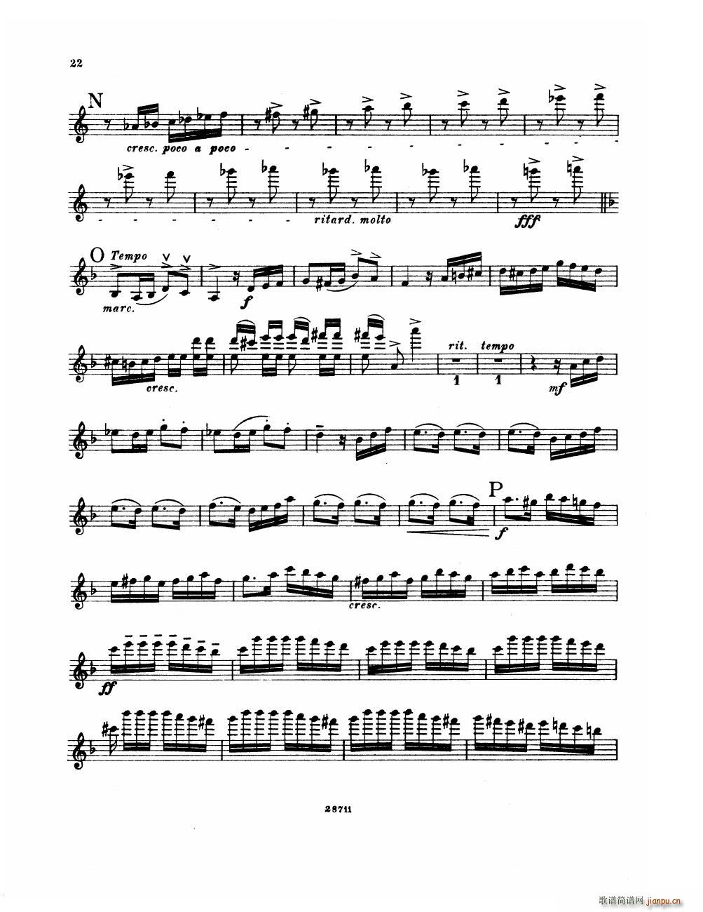 Bowen Suite for violin and piano violin part(钢琴谱)22