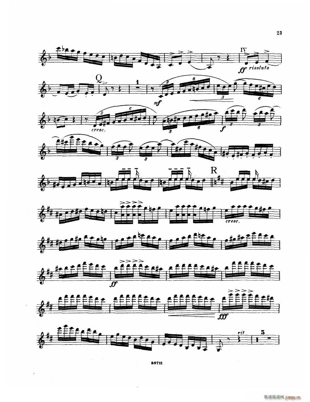 Bowen Suite for violin and piano violin part(钢琴谱)23