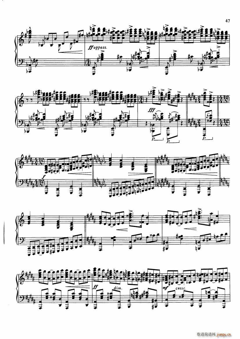 Bowen Op102 24 Preludes 16 18(钢琴谱)7