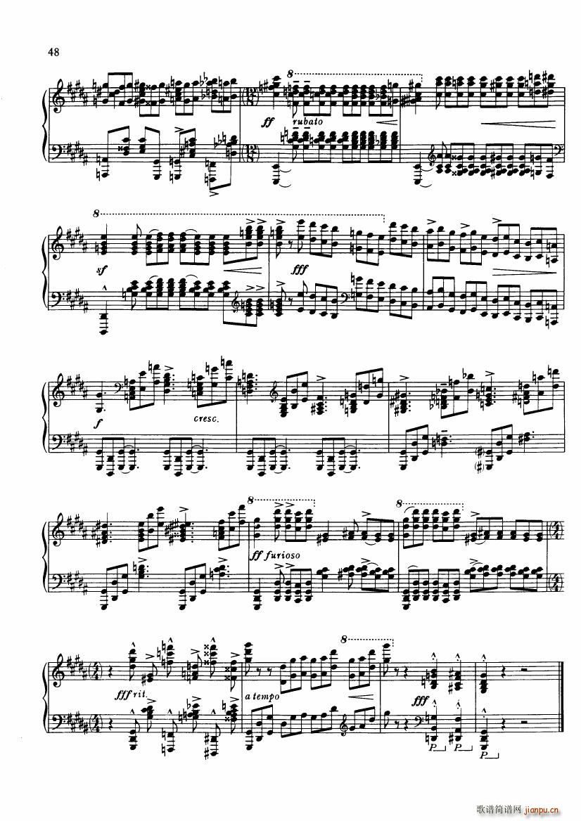 Bowen Op102 24 Preludes 16 18(钢琴谱)8