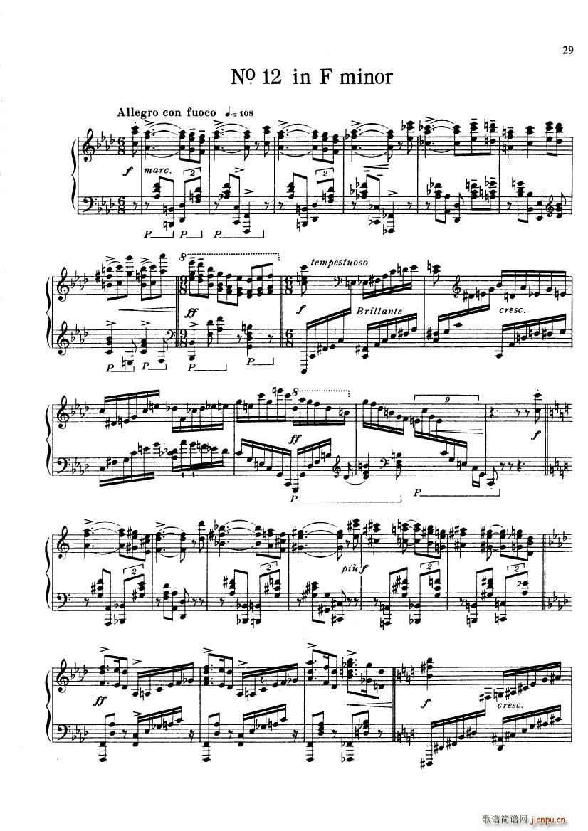 Bowen Op102 24 Preludes 10 12(钢琴谱)6