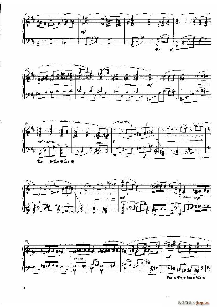 Bowen Op 160 Piano Sonata in Bb(钢琴谱)14