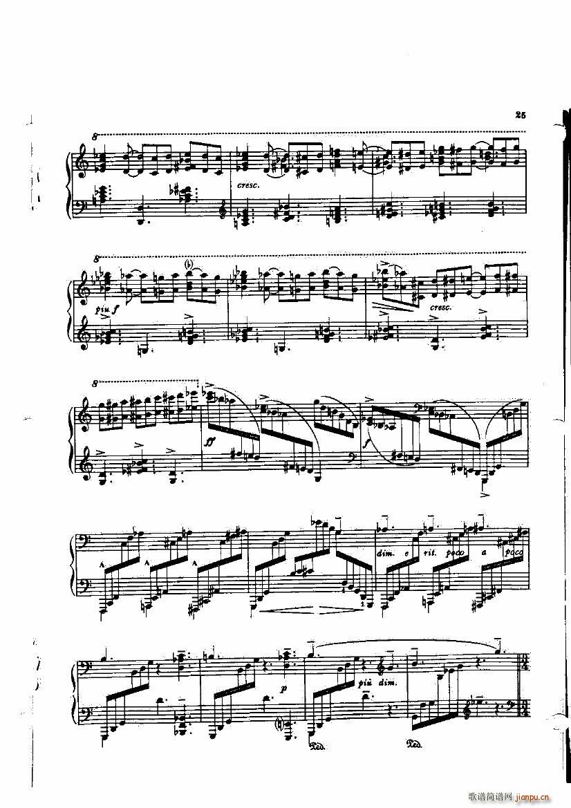 Bowen Op 72 Piano Sonata No 5 in F(钢琴谱)24