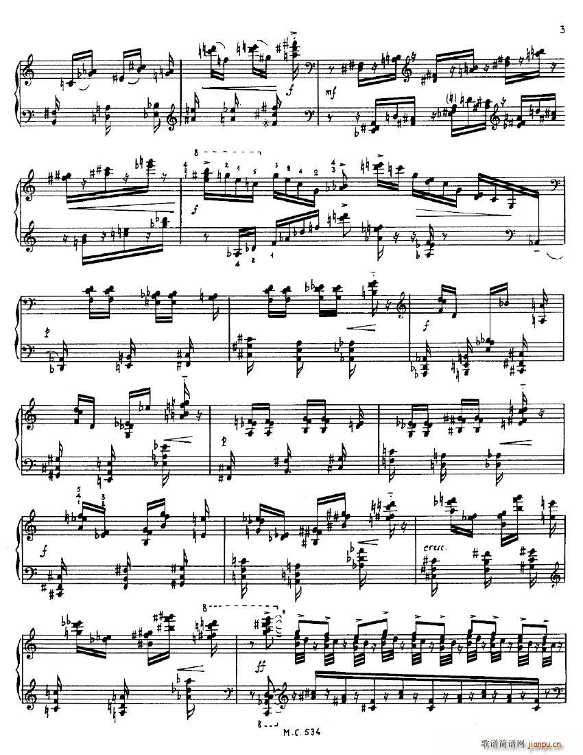 Boutry Toccata(钢琴谱)3