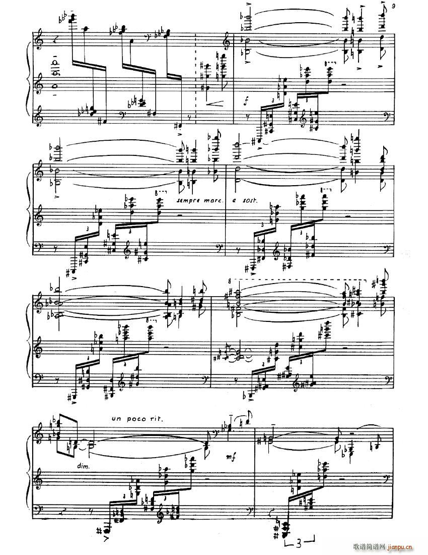 Boutry Toccata(钢琴谱)9