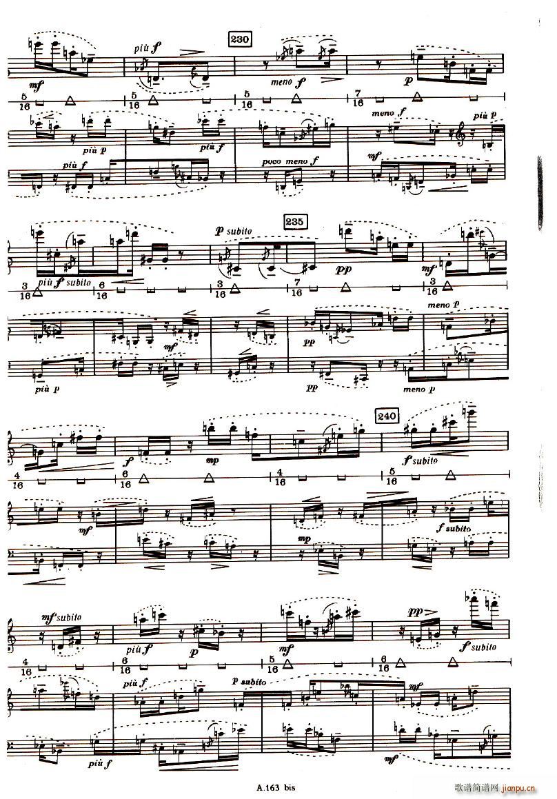 Boulez Sonatine Pour Flute Et Piano(钢琴谱)14
