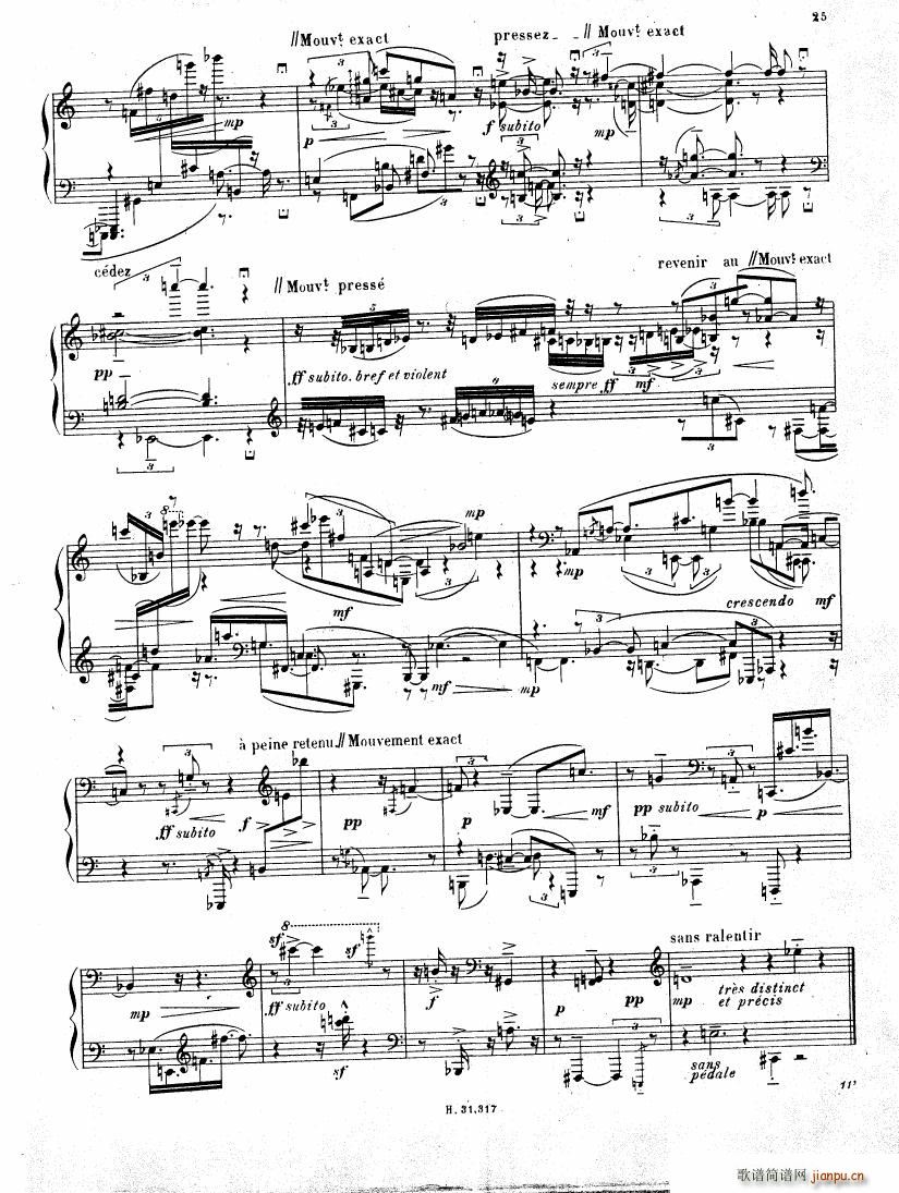 Pierre Boulez Sonata No 2 25 48(钢琴谱)1