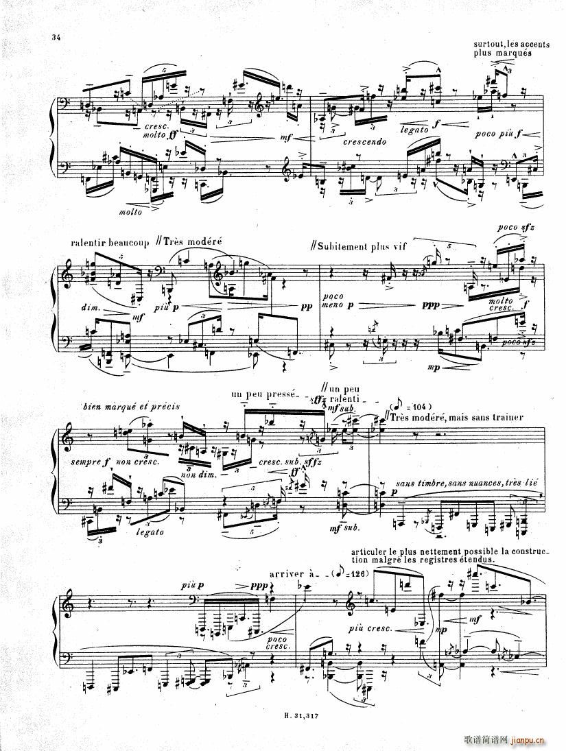 Pierre Boulez Sonata No 2 25 48(钢琴谱)10