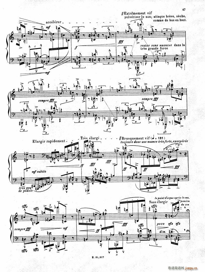 Pierre Boulez Sonata No 2 25 48(钢琴谱)23