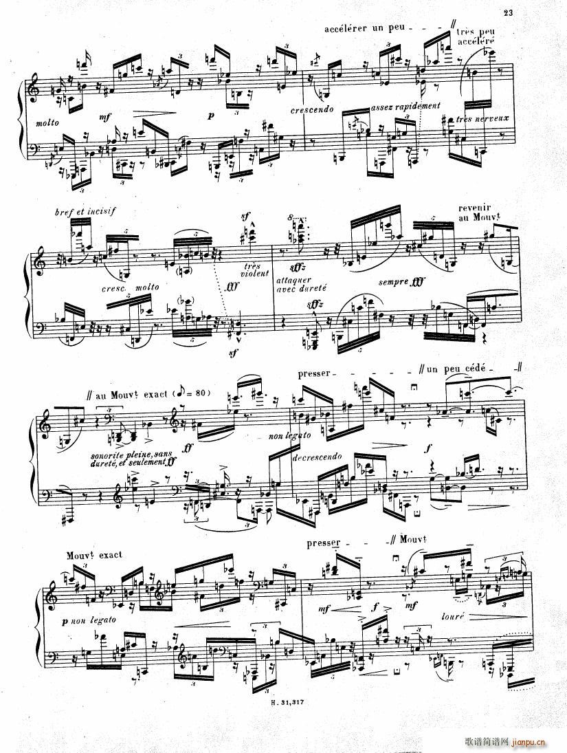 Pierre Boulez Sonata No 2 1 24(钢琴谱)14
