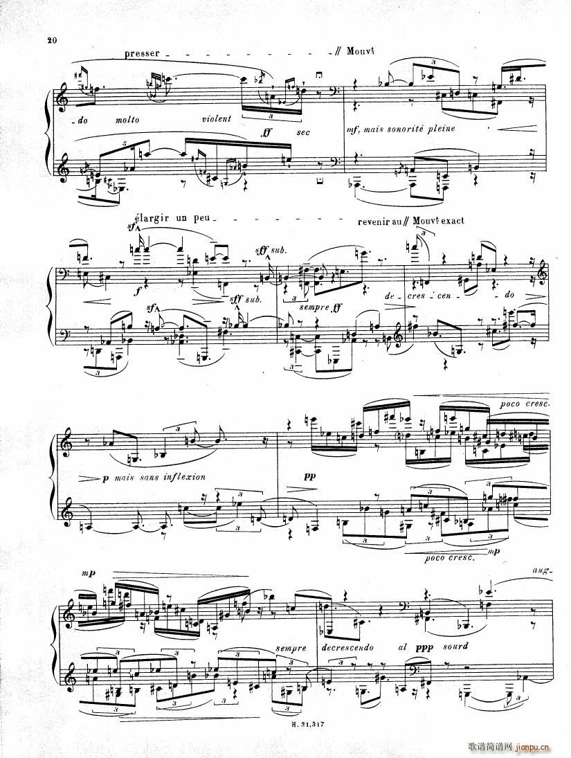 Pierre Boulez Sonata No 2 1 24(钢琴谱)20