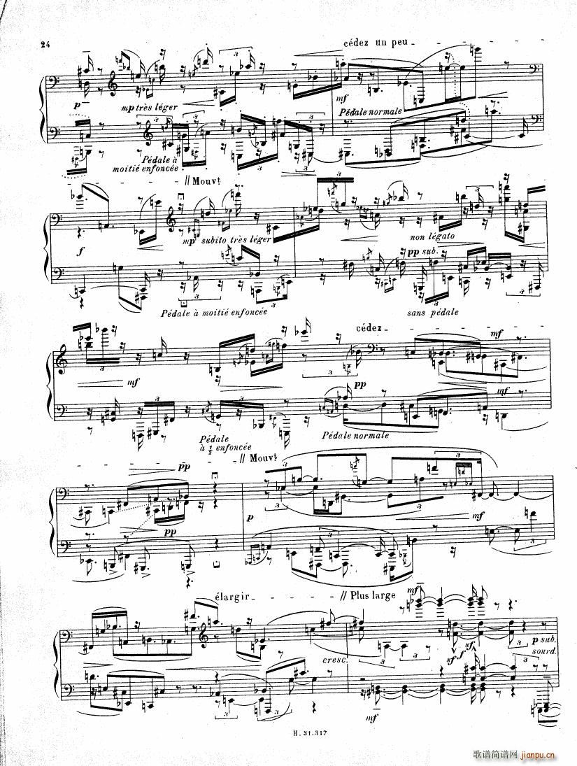 Pierre Boulez Sonata No 2 1 24(钢琴谱)24