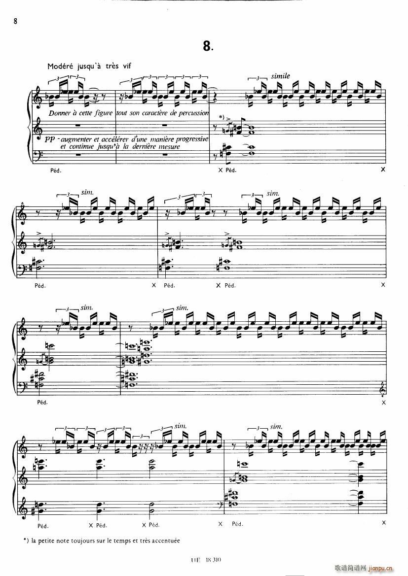 Boulez Douze Notation(钢琴谱)7