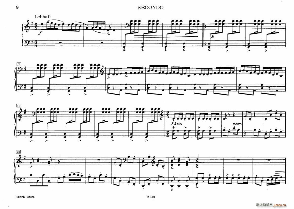 Bresgen Kuckucksuite for piano 4hands(钢琴谱)5