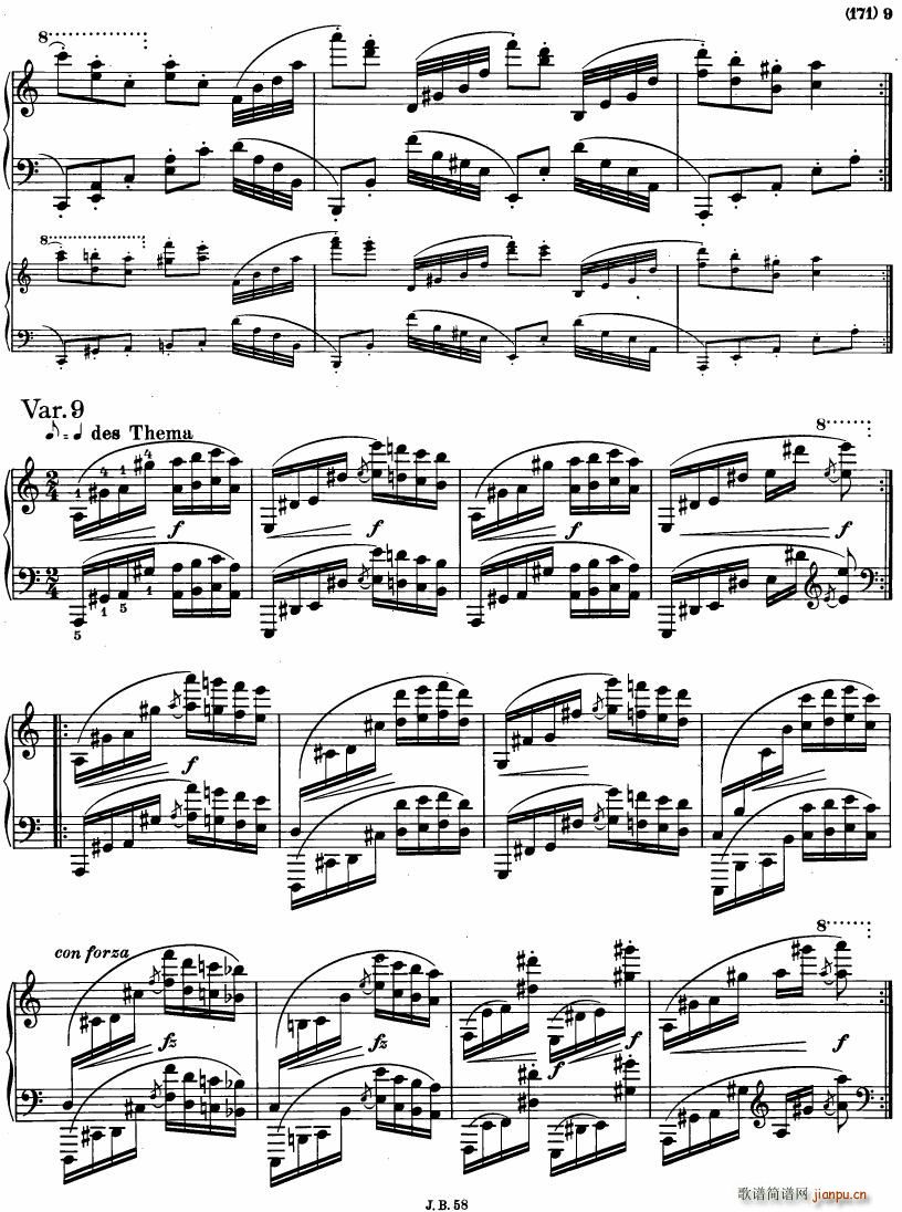 Paganini Vars 2(钢琴谱)9