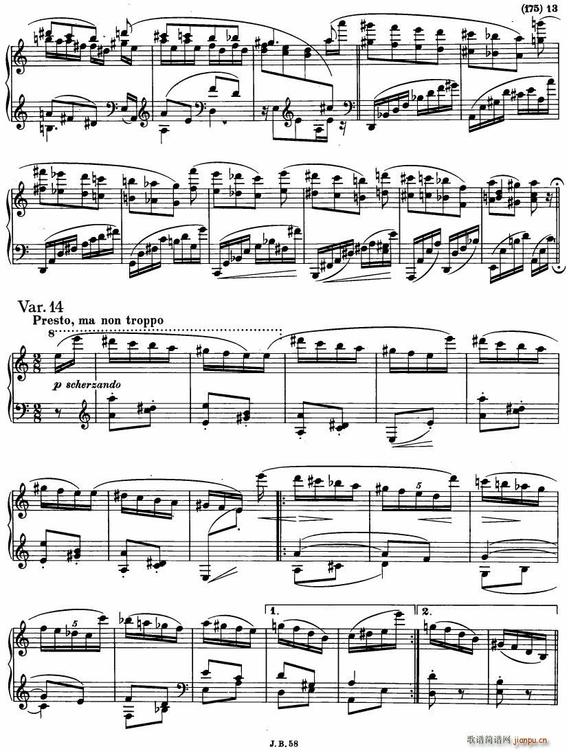 Paganini Vars 2(钢琴谱)13