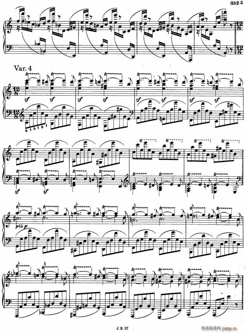 Paganini Vars 1(钢琴谱)5