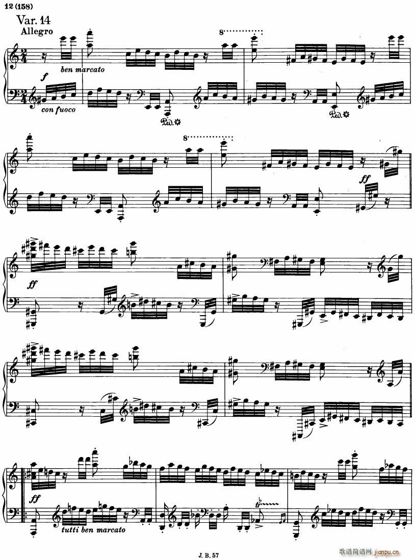 Paganini Vars 1(钢琴谱)12