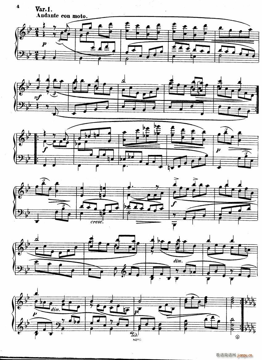 Brahms Stark Haydn Variations pno solo(钢琴谱)3