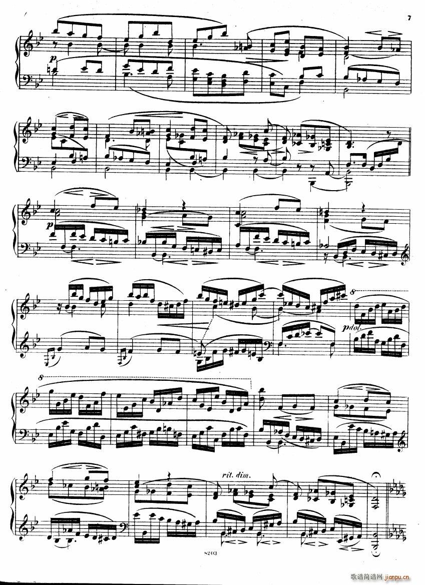 Brahms Stark Haydn Variations pno solo(钢琴谱)6