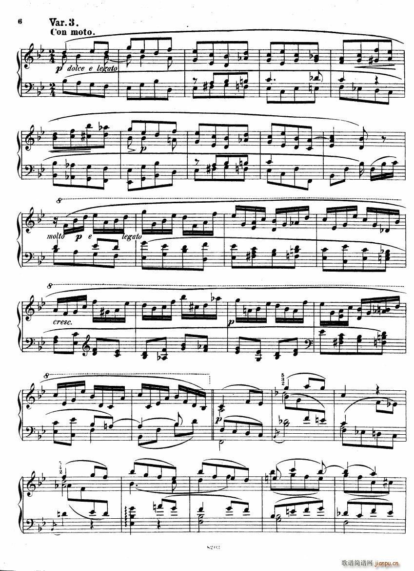 Brahms Stark Haydn Variations pno solo(钢琴谱)5