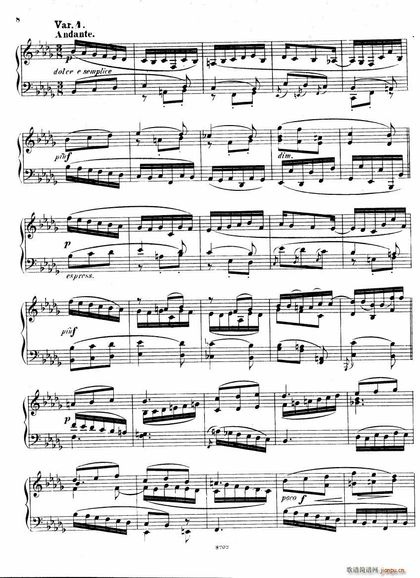 Brahms Stark Haydn Variations pno solo(钢琴谱)7
