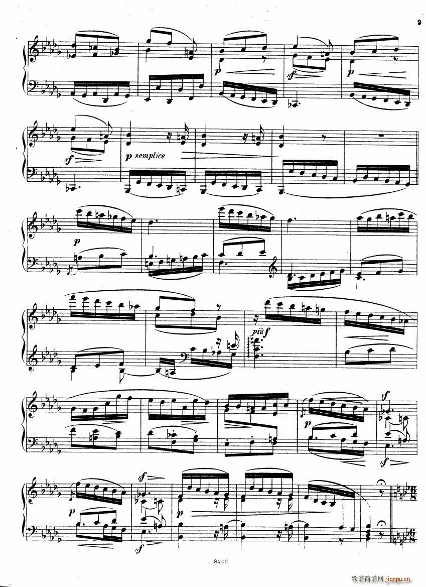 Brahms Stark Haydn Variations pno solo(钢琴谱)8