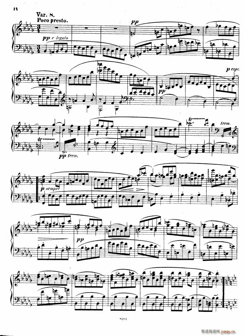 Brahms Stark Haydn Variations pno solo(钢琴谱)13