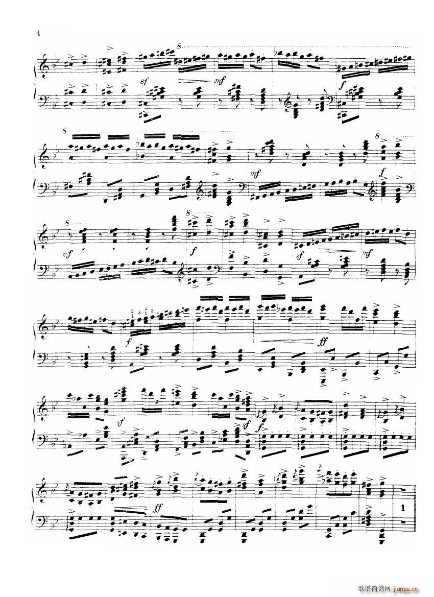 BRAHMS DOHNANYI Rondo alla zingarese(钢琴谱)3