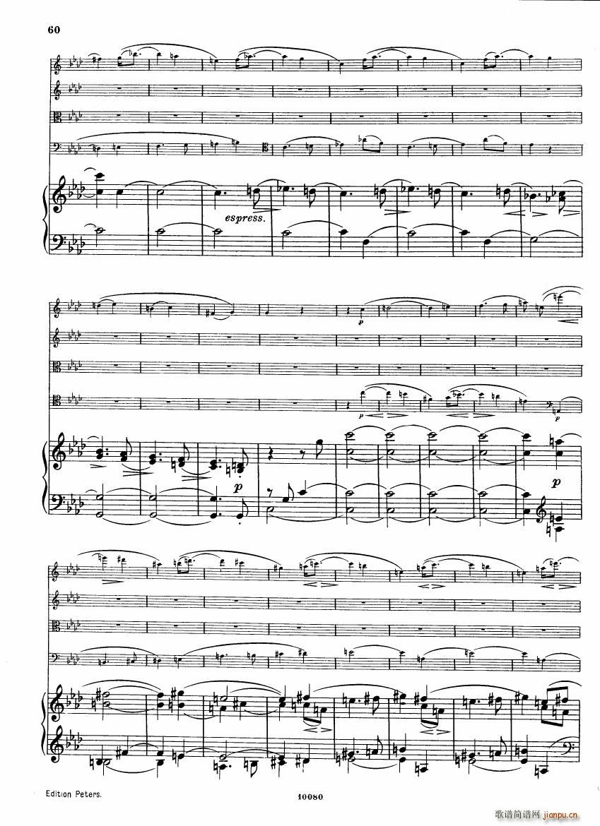 Brahms op 34 Piano Quintet f minor score 二(钢琴谱)18