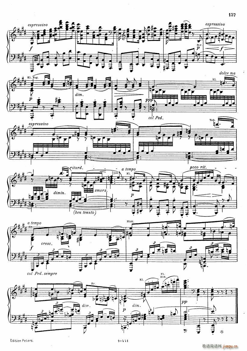 Brahms op 98 Singer Symphonie Nr 4(钢琴谱)19