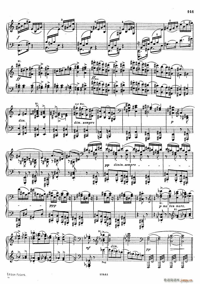 Brahms op 98 Singer Symphonie Nr 4(钢琴谱)23
