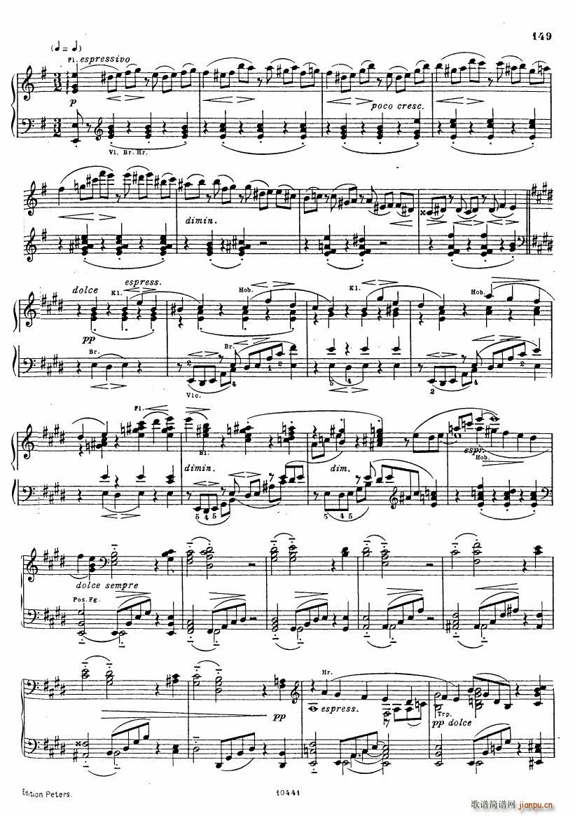 Brahms op 98 Singer Symphonie Nr 4(钢琴谱)31