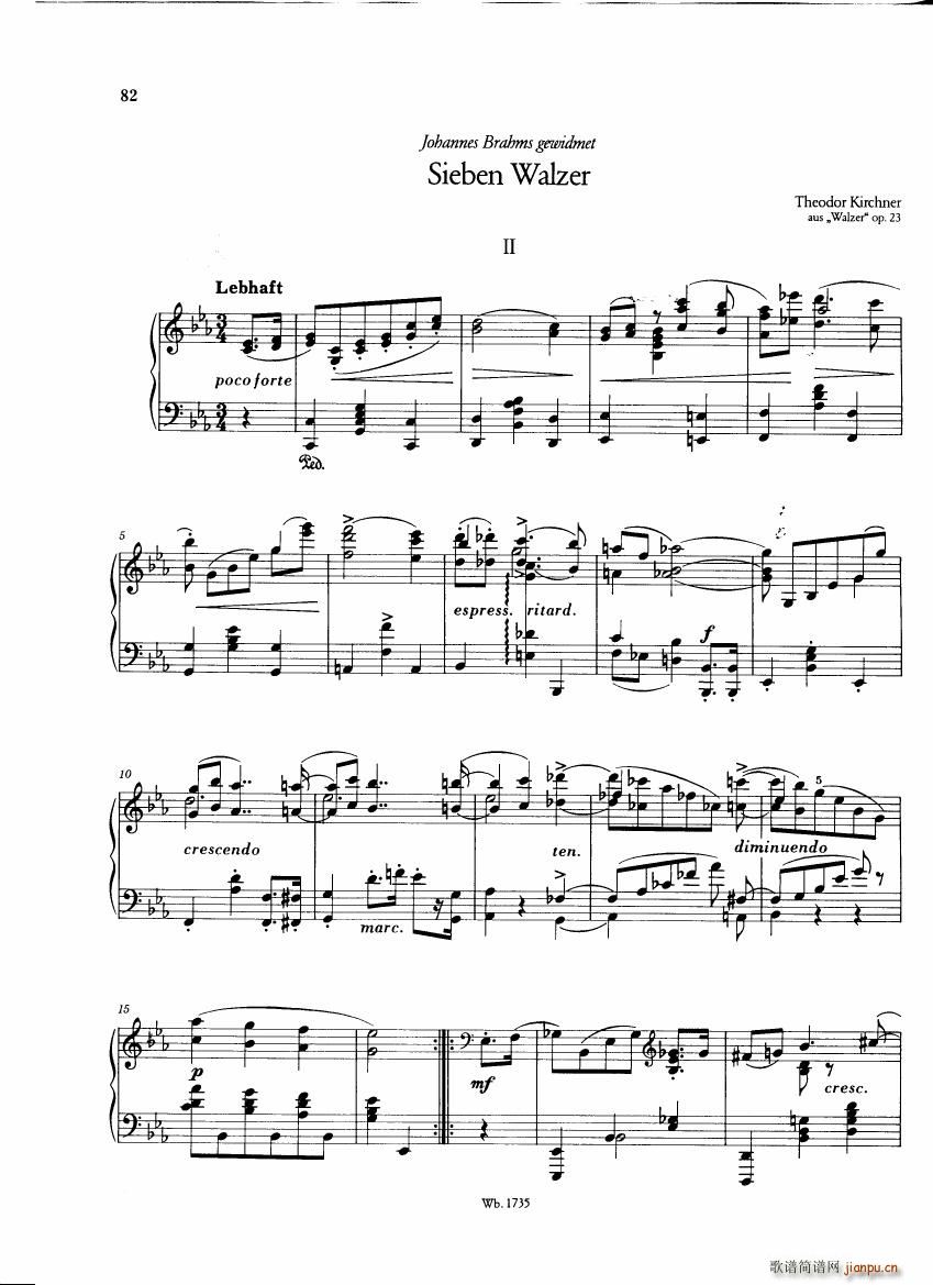 Brahms and his friends Anthology 3(钢琴谱)14