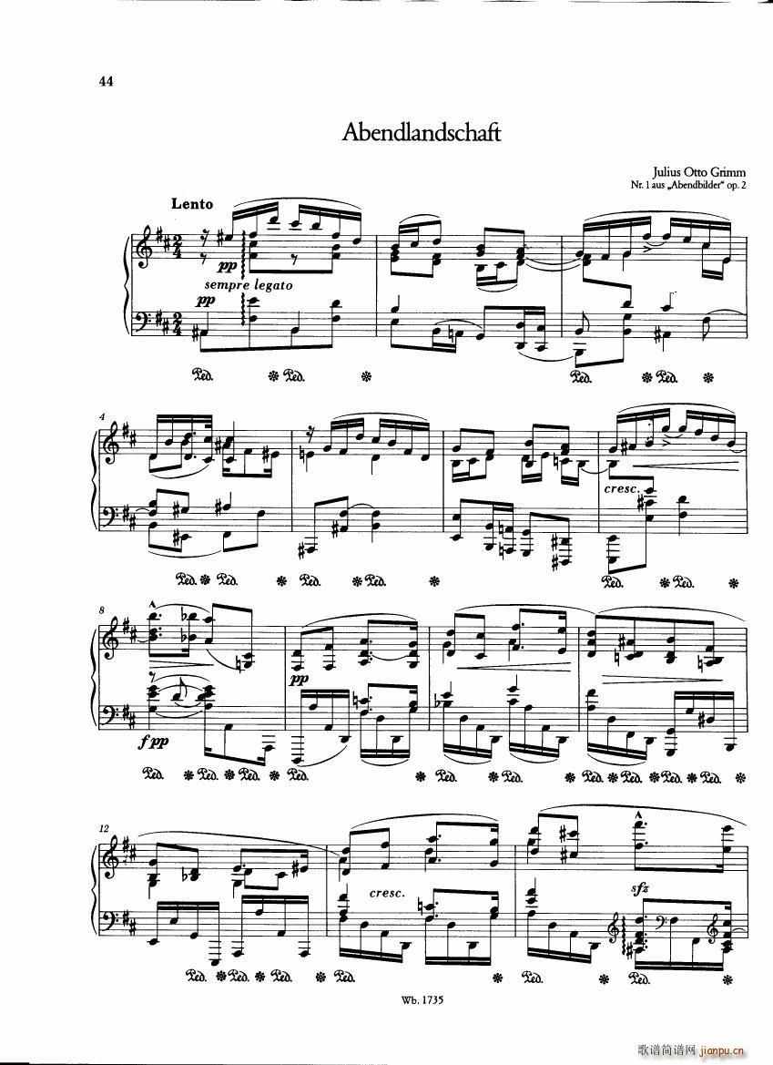 Brahms and his friends Anthology 2(钢琴谱)11