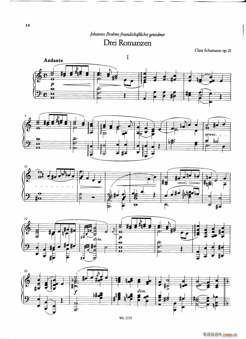 Brahms and his friends Anthology 1(钢琴谱)18