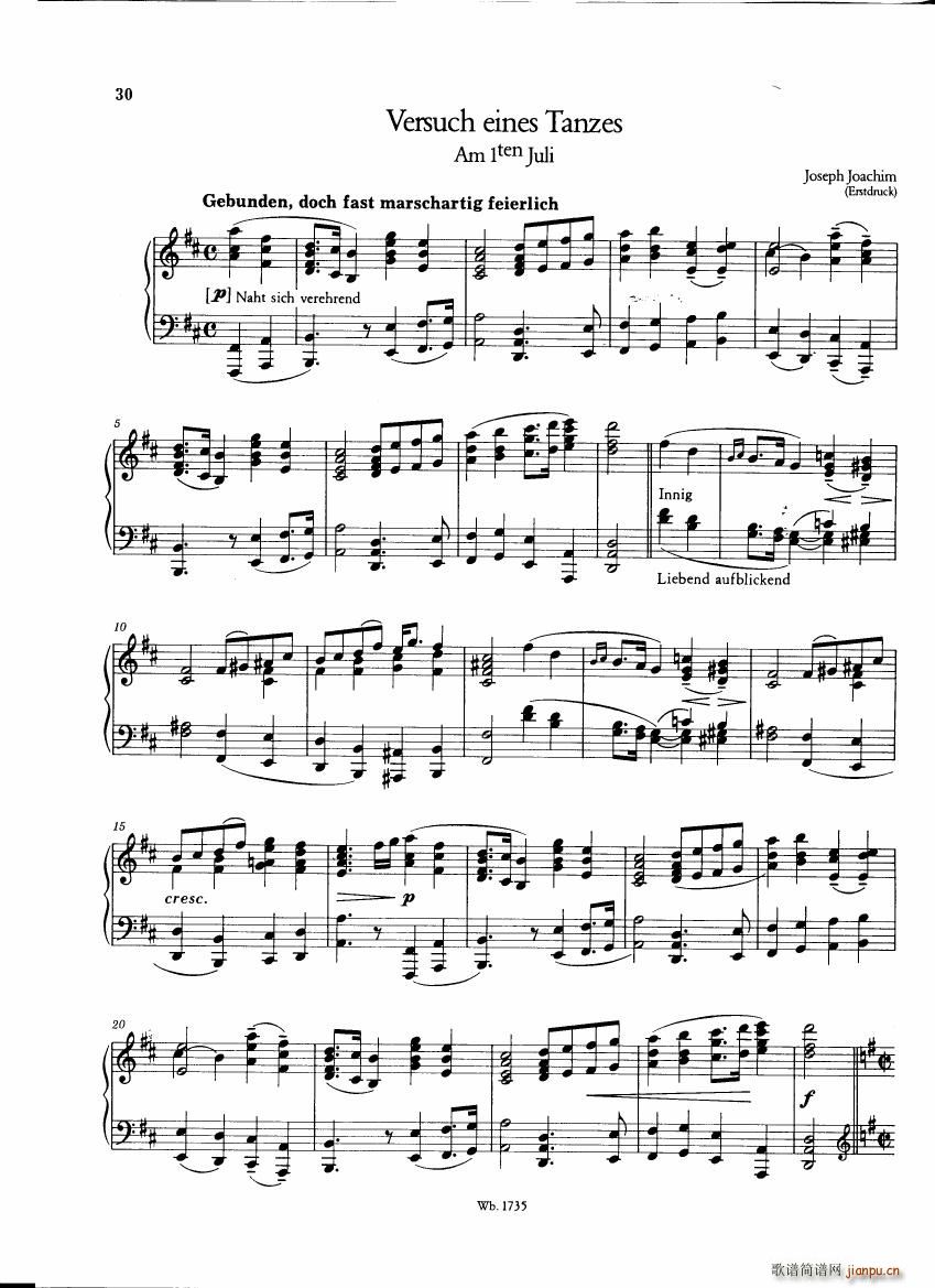 Brahms and his friends Anthology 1(钢琴谱)34