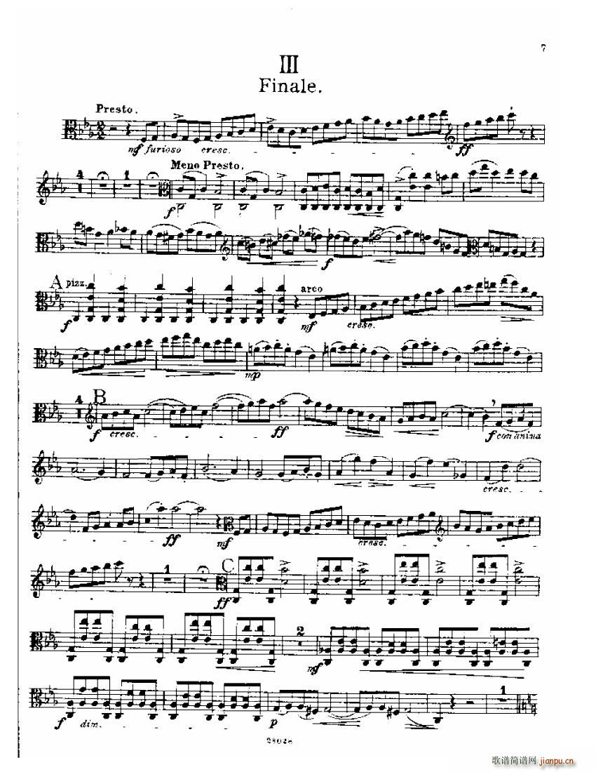 Bowen viola sonata No 1 Va part(钢琴谱)7