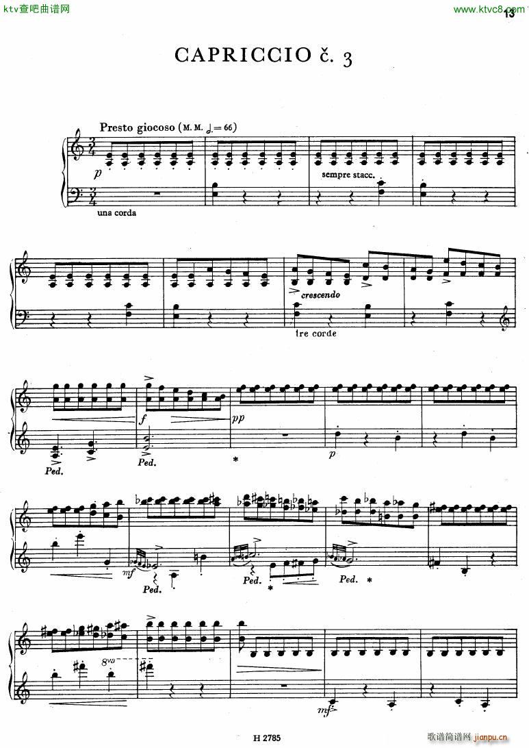 Broz 3 capriccios(钢琴谱)11