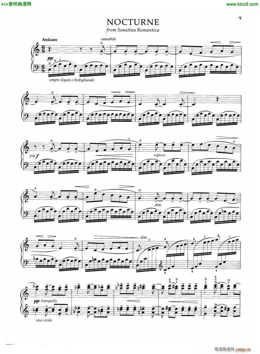 Britten Sonatina Romantica(钢琴谱)7