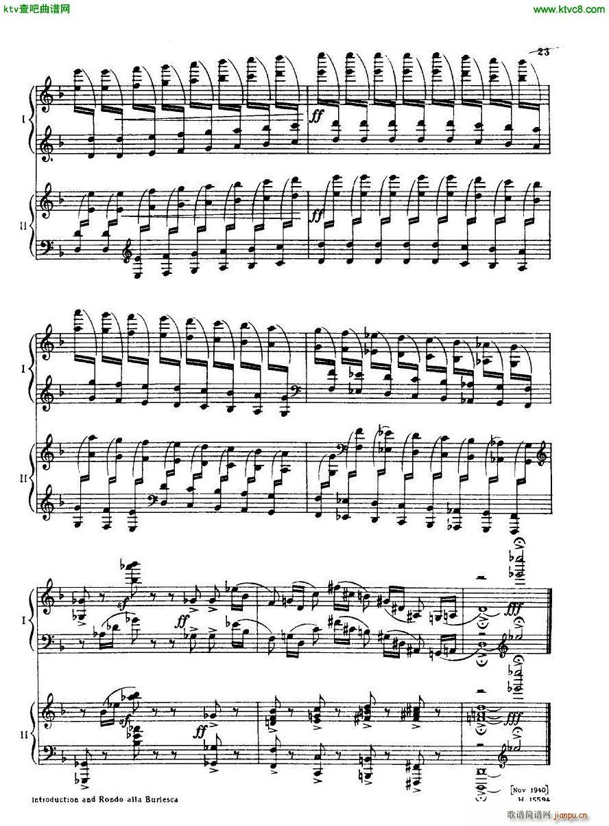 Britten Intro And Rondo Alla Burlesca(钢琴谱)6